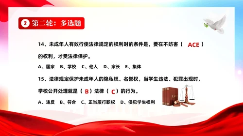 4月22日世界法律日法律知识竞赛PPT课件