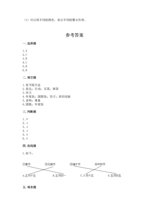 部编版三年级上册道德与法治期末测试卷及参考答案【培优】.docx