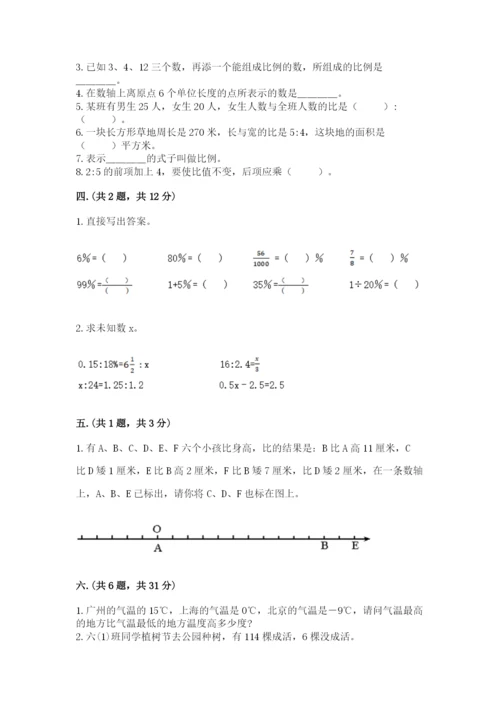 浙教版数学小升初模拟试卷带答案（研优卷）.docx