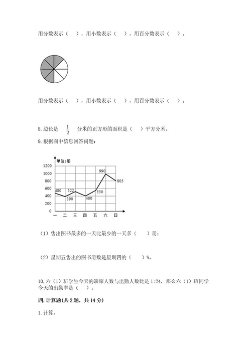 小学数学六年级上册期末模拟卷附完整答案易错题