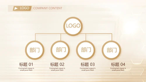 金色高档尊贵医美产品研发公司PPT动态模板