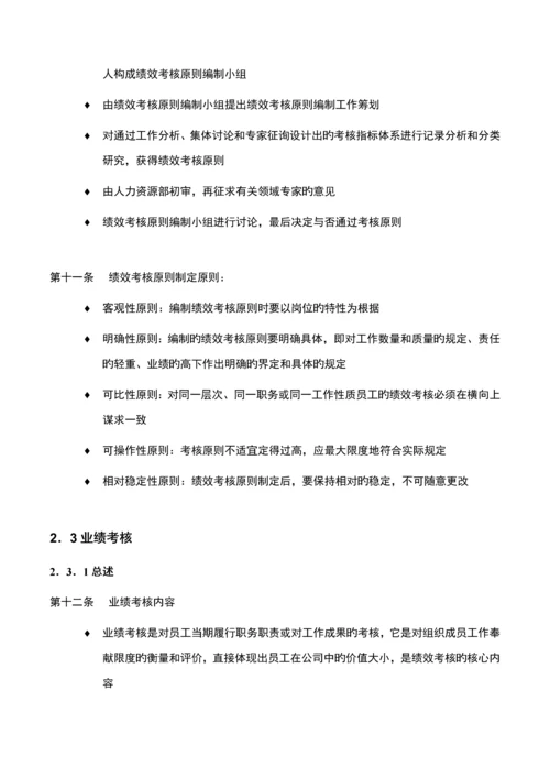 体育用品有限公司绩效考评标准手册.docx