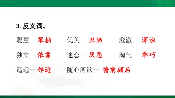 人教统编版语文五年级下册 第八单元 复习课件（共30页ppt）