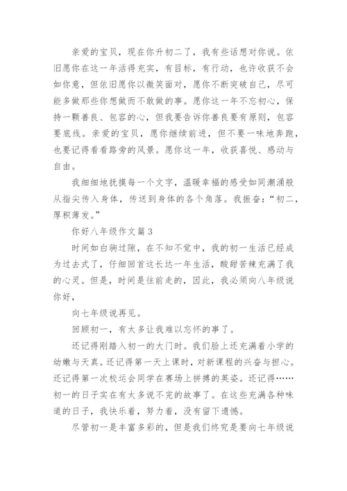你好八年级作文范文5篇.docx
