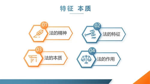 蓝色大气法律讲座知识学习教育动态PPT模板