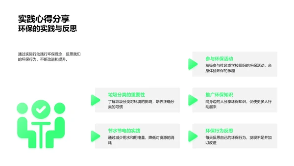 环保知识讲解PPT模板