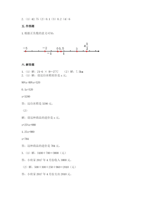 淮南市小升初数学测试卷学生专用.docx