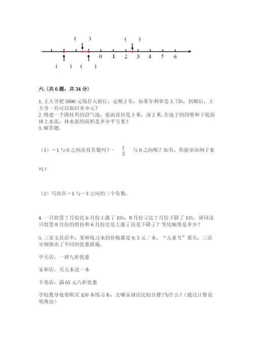 小学毕业班数学检测卷【精品】.docx