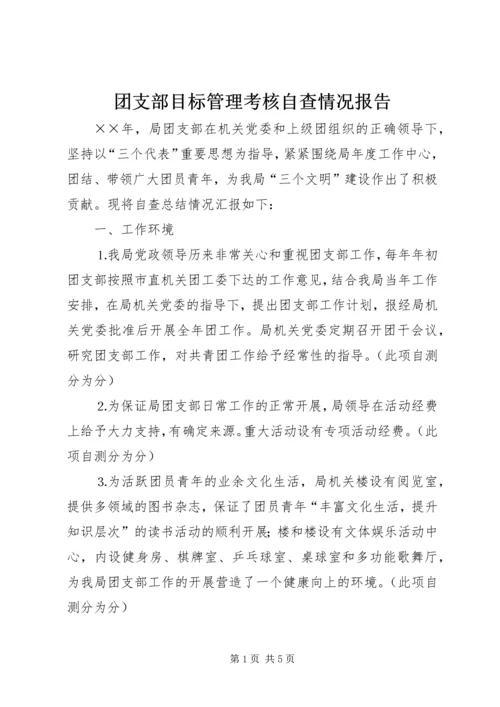 团支部目标管理考核自查情况报告 (4).docx