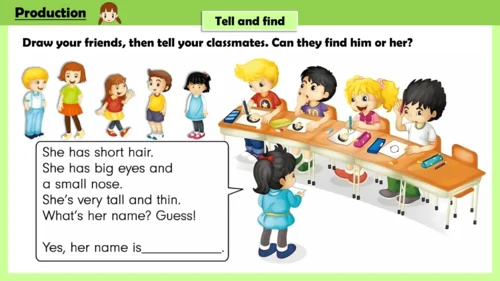 Unit 2 She looks cute .Lesson 7-8课件(共23张PPT)