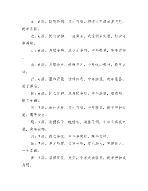名字五行属水的字【起名属水的字】.docx