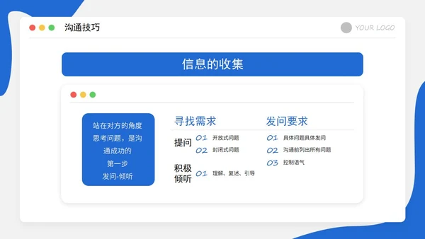 几何形状白底极简微立体公司员工管理能力培训PPT