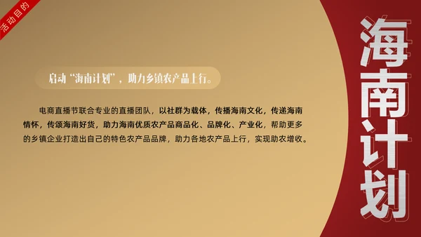网红主播直播带货电商助力扶贫PPT模板