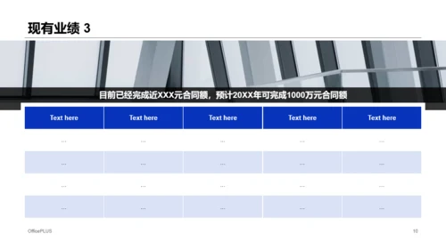 蓝色商务风商业办公项目计划书PPT模板