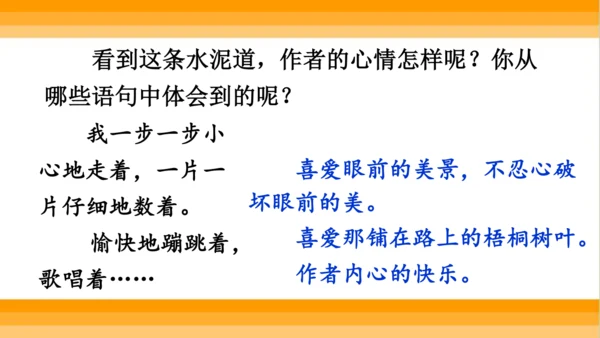 【同步课件】 5.铺满金色巴掌的水泥道   课件（2课时）