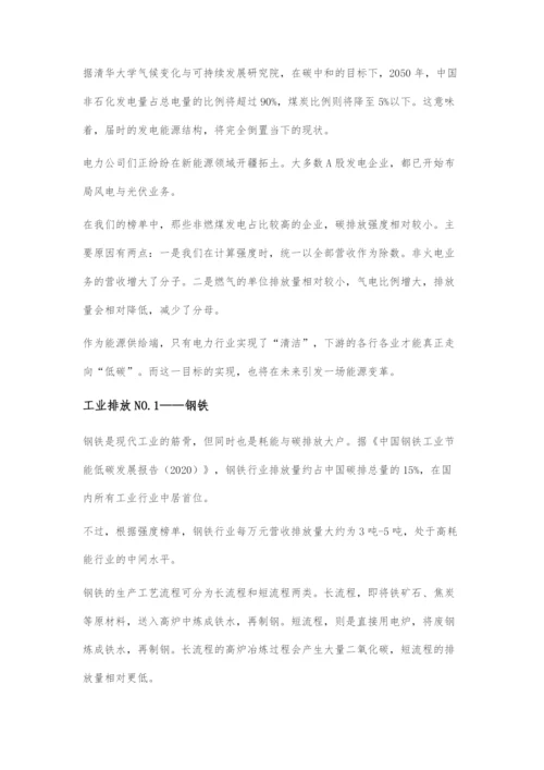 从碳排放榜看高碳行业发展趋势.docx