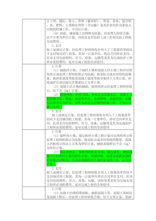 公路工程工程量清单计量规则完整版