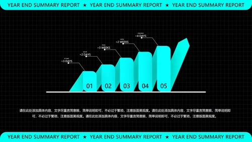 黑色科技风年终总结汇报PPT模板