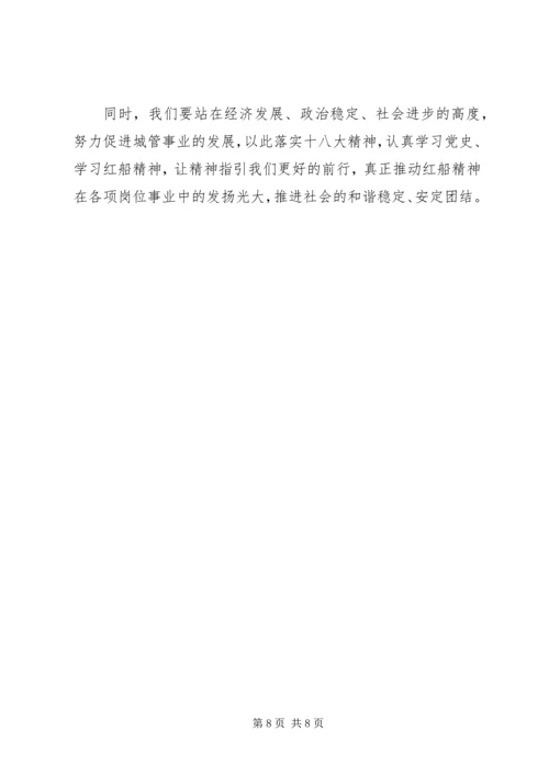 学习红船精神心得体会编辑精选.docx