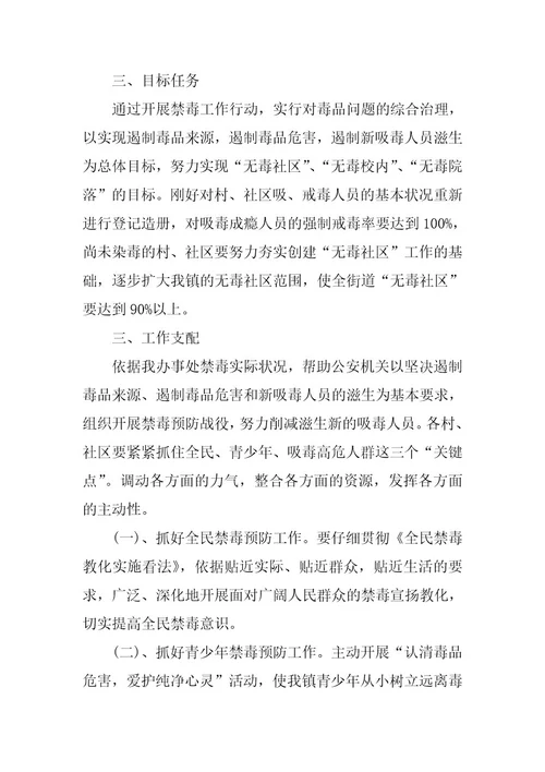 XX禁毒宣传活动方案