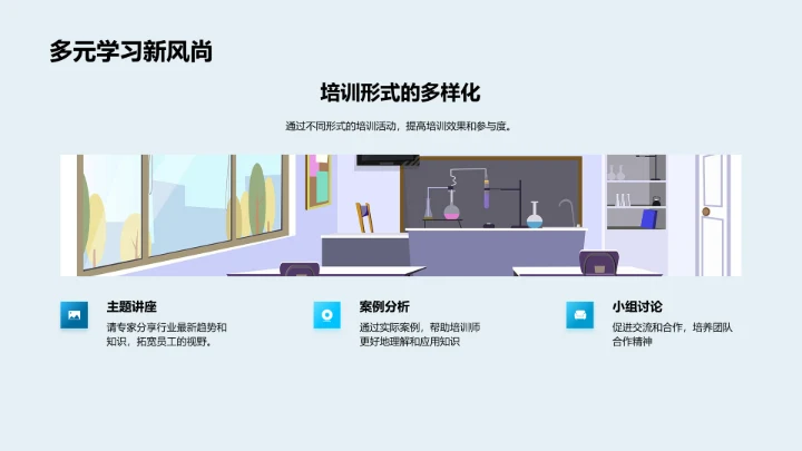 半年培训效果评估PPT模板