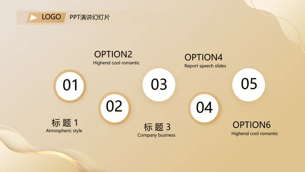 金色项目商业计划书PPT动态模板