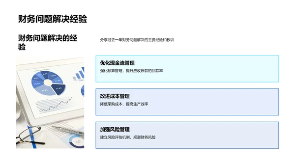 财务改革年度报告PPT模板