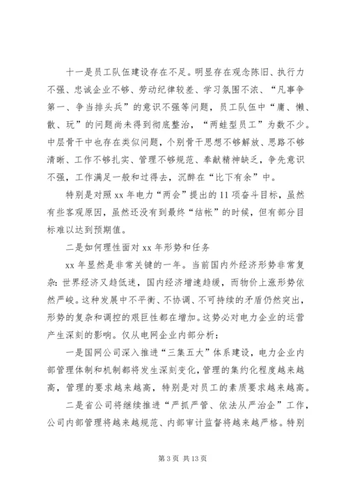 县电力局领导在XX年工作座谈会上的发言 (2).docx