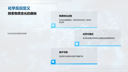 高中化学反应概述PPT模板