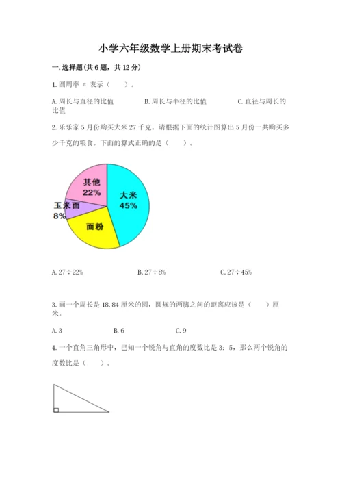 小学六年级数学上册期末考试卷附完整答案【夺冠系列】.docx