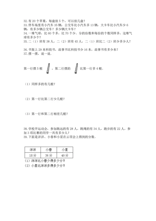 二年级上册数学应用题100道及答案【历年真题】.docx