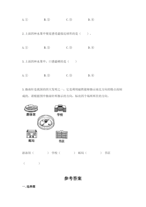 教科版小学科学二年级下册 期末测试卷及答案（典优）.docx