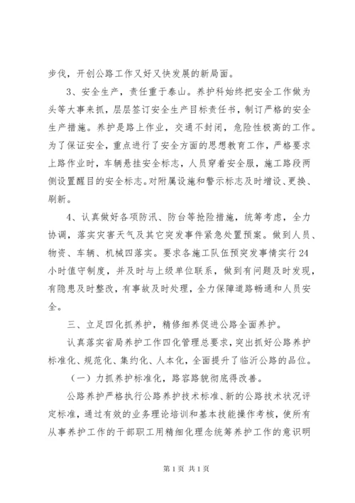 公路日常养护工作总结与计划.docx