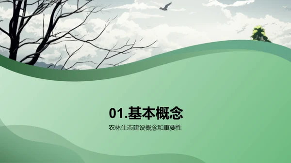 3D风农林牧渔教学课件PPT模板