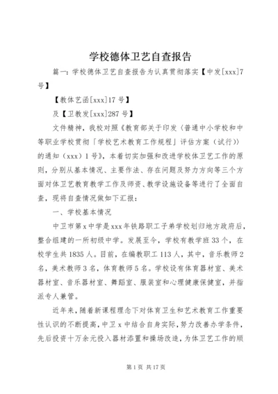 学校德体卫艺自查报告.docx