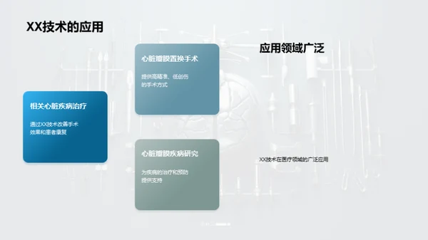 科技风生物医疗学术答辩PPT模板