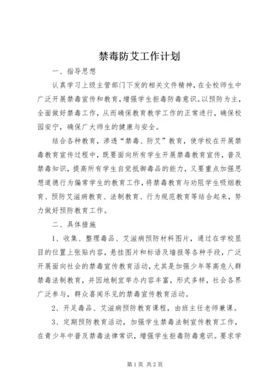 禁毒防艾工作计划.docx