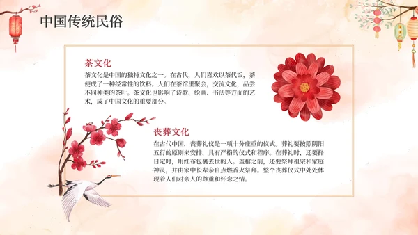 中国风传统民俗主题介绍PPT模板