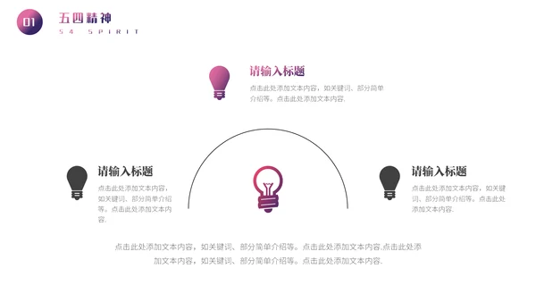 五四运动精神青年节主题宣讲通用PPT