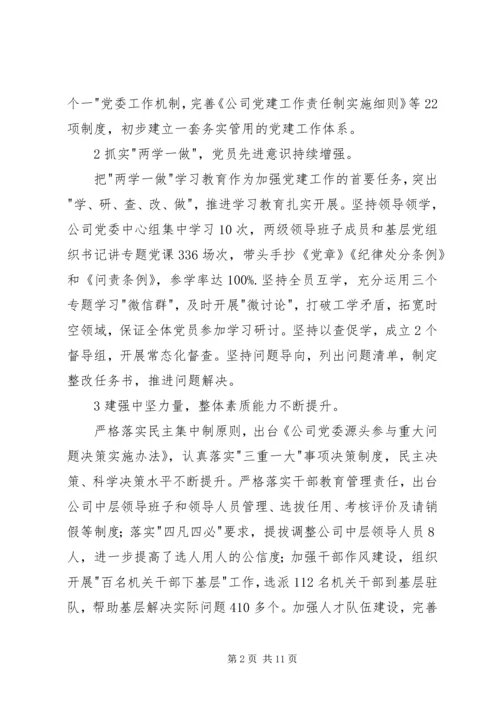 煤矿公司党委扩大会议上的工作报告 (3).docx