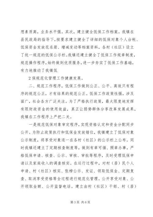 市城乡低保规范化建设和社会福利机构整顿工作情况汇报.docx