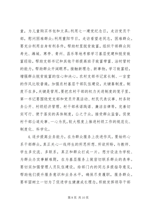 村书记遵守党的政治纪律对照检查材料.docx