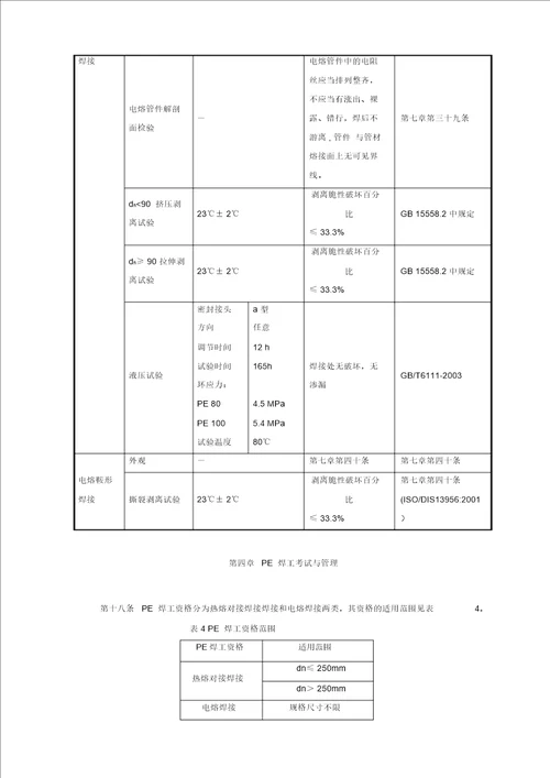 pe焊接技术规程