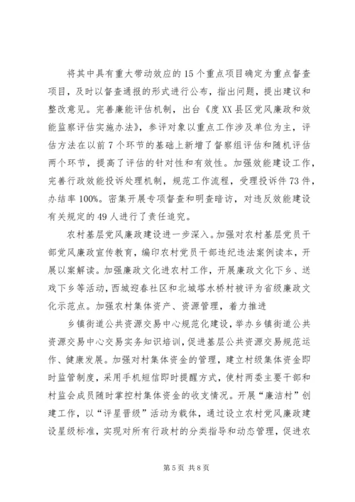 市区纪委在党代会上的工作报告.docx