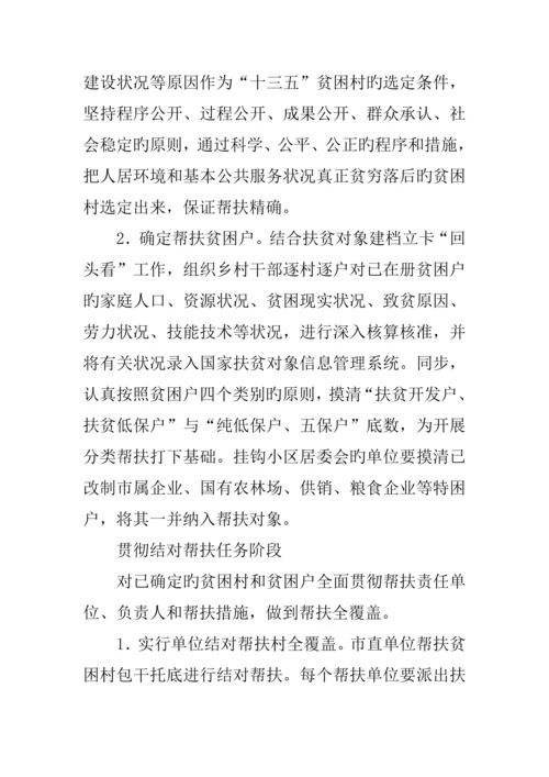 开展结对帮扶精准扶贫开实施方案.docx