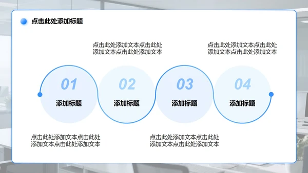 蓝色渐变商务风安全生产工作汇报PPT模板