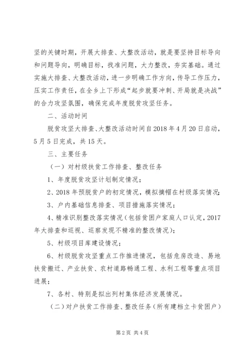 脱贫攻坚大排查大整改方案.docx