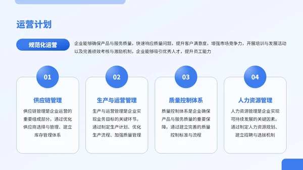 蓝色商务风实体行业商业计划书