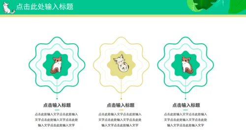 喵星人宠物主题通用PPT模板