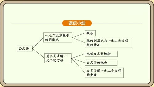 人教版数学九年级上册21.2.2公式法 课件(共34张PPT)